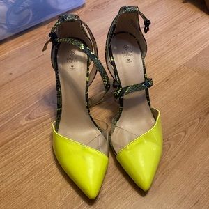 ❣️sold❣️ Call it spring vegan leather heels